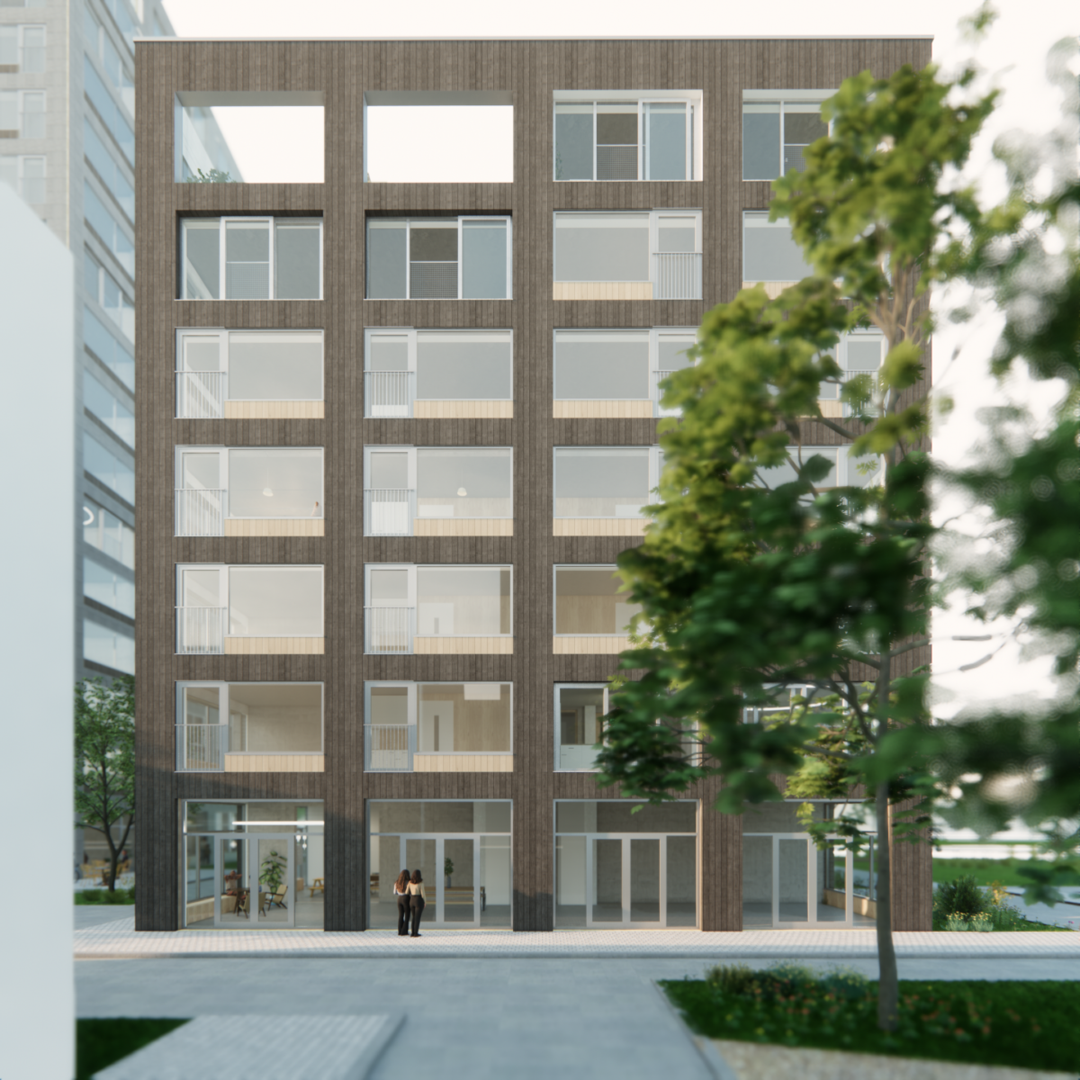 B8 front zuid