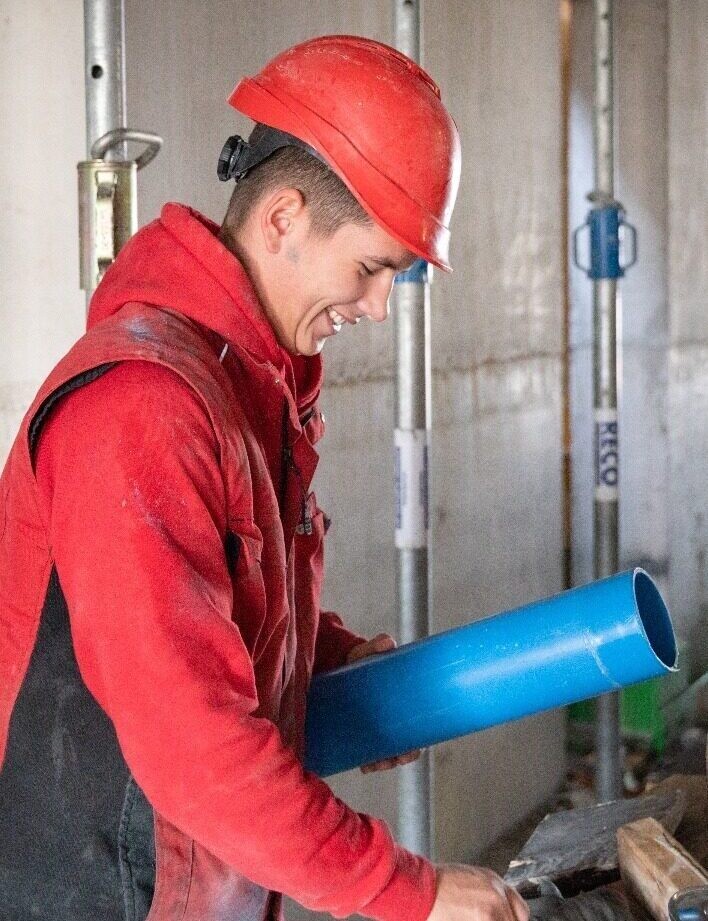 Monteur aan het werk Spindler