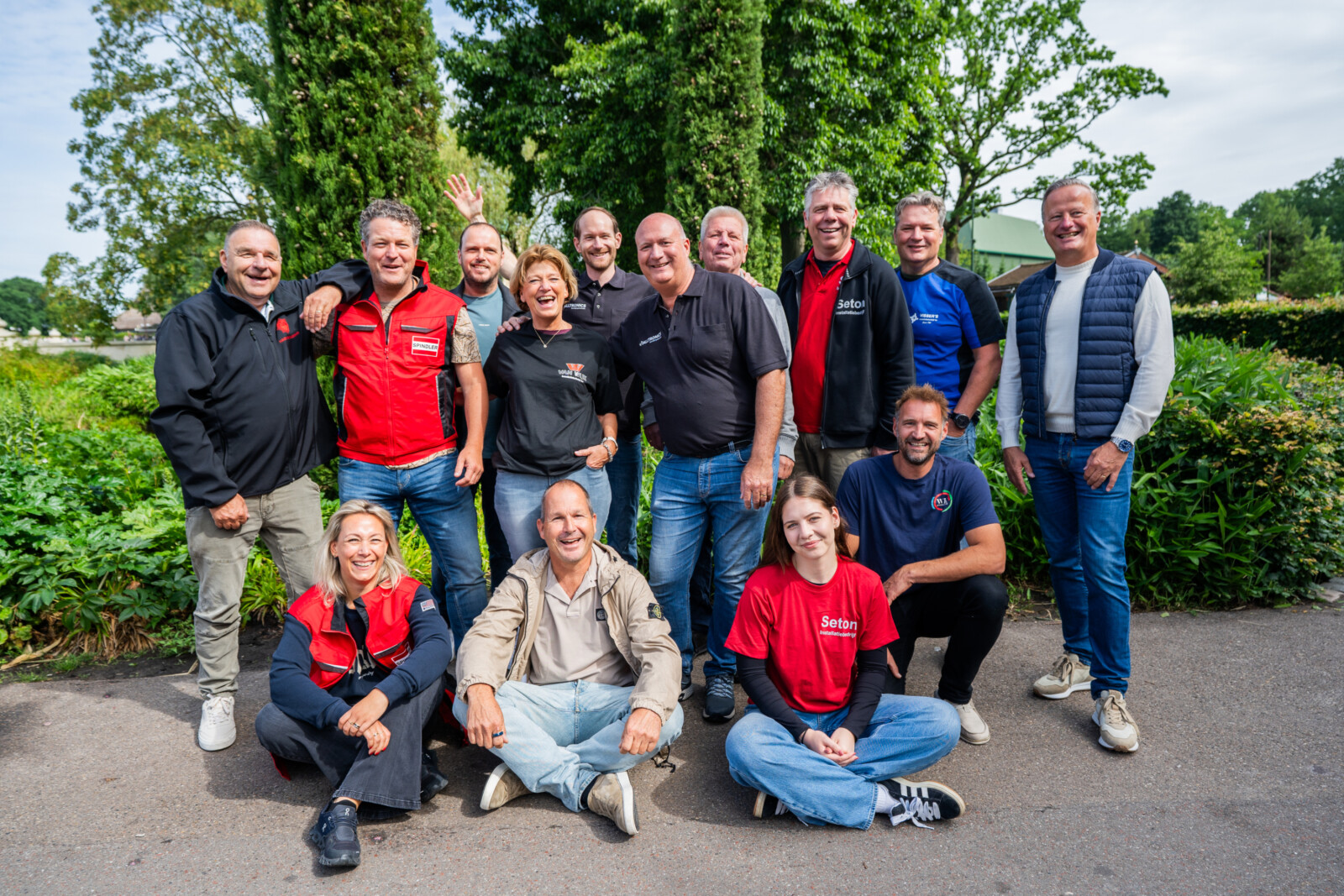 Groepsfoto Totale Spindler Familie