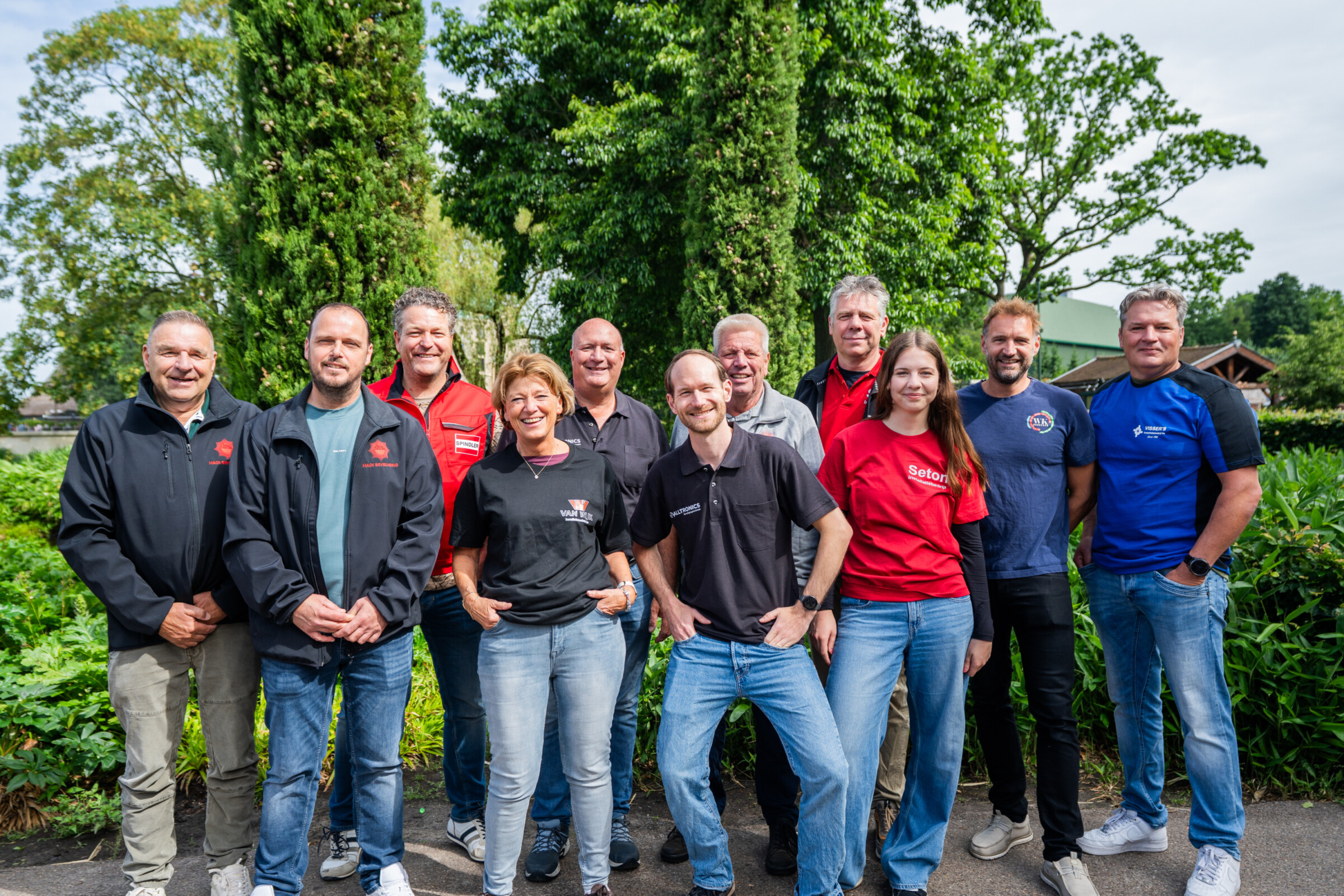 Groepsfoto Spindler Familie